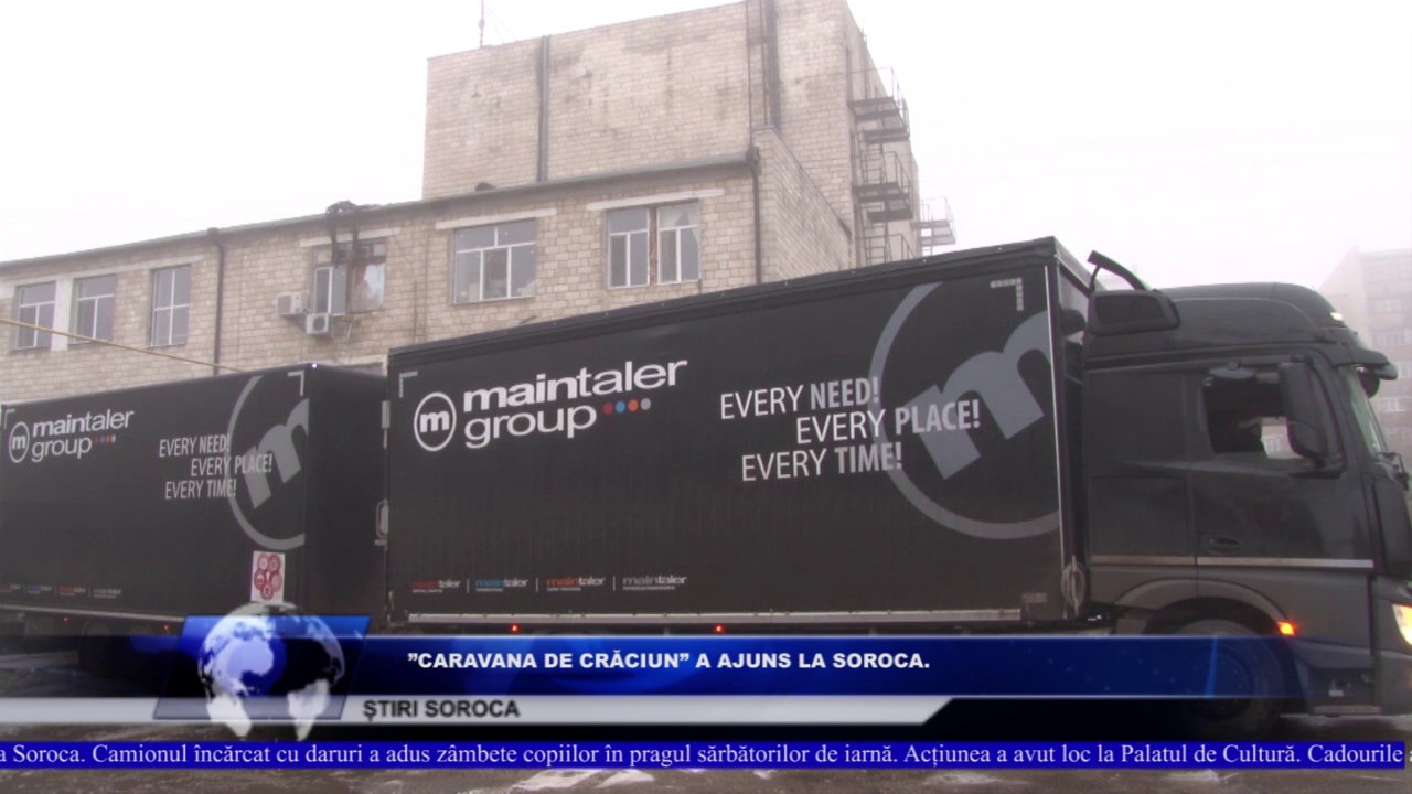 ”Caravana de Crăciun” a ajuns la Soroca