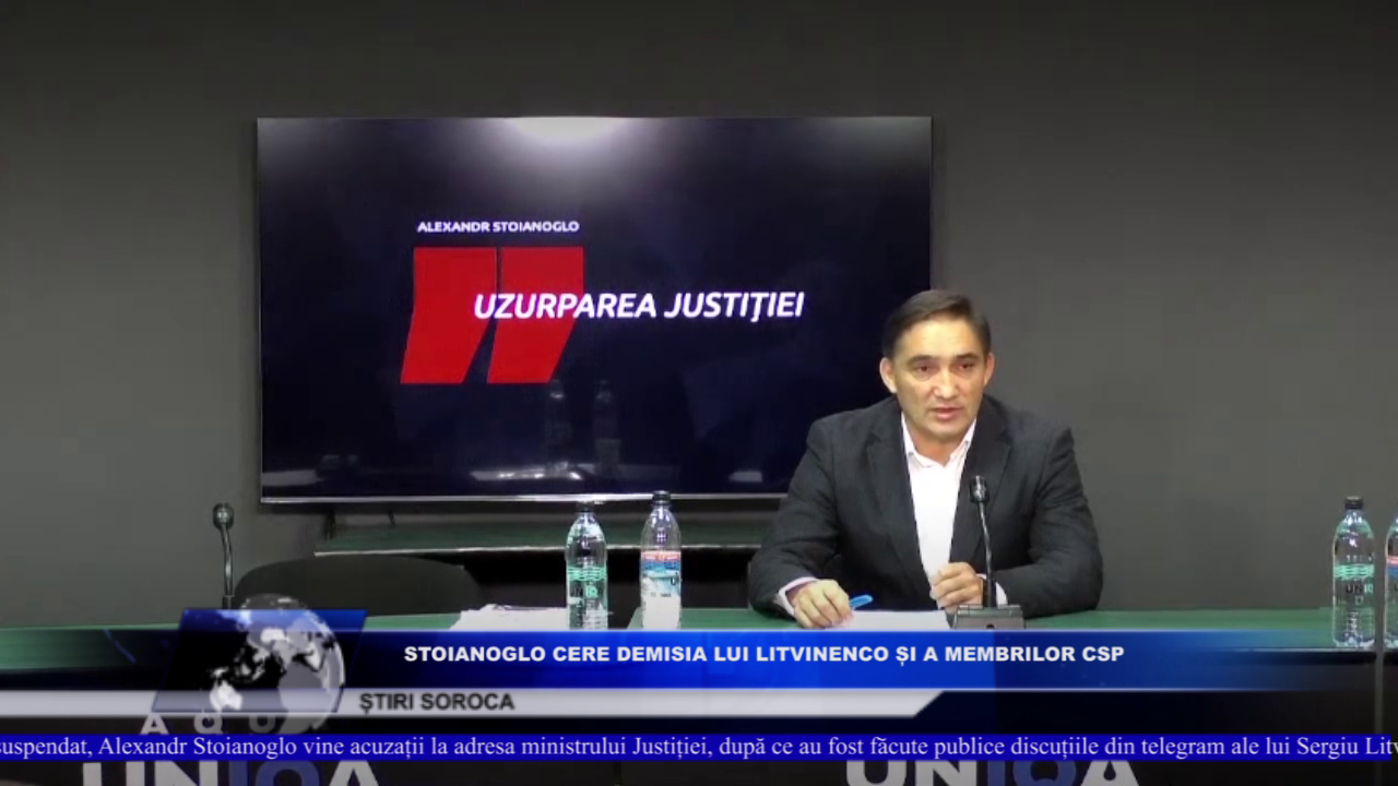 Stoianoglo cere demisia lui Litvinenco și a membrilor CSP