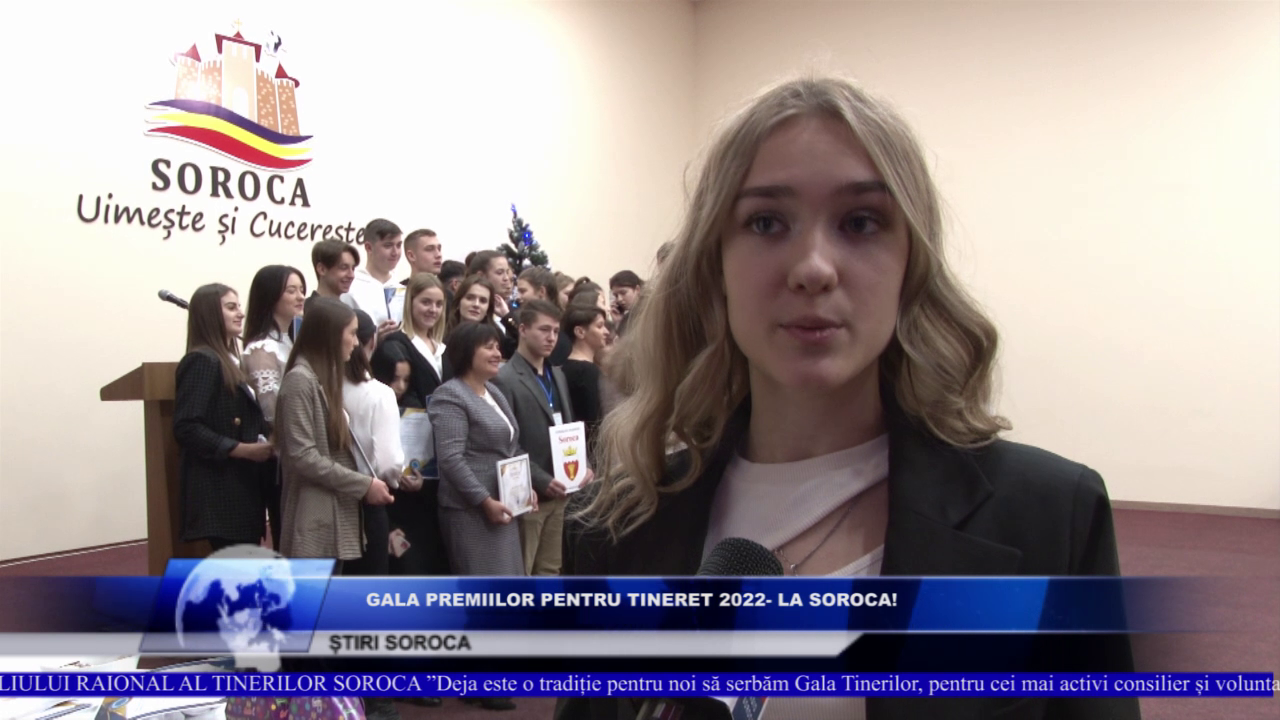 La Soroca s-a desfășurat Gala Premiilor pentru Tineret 2022