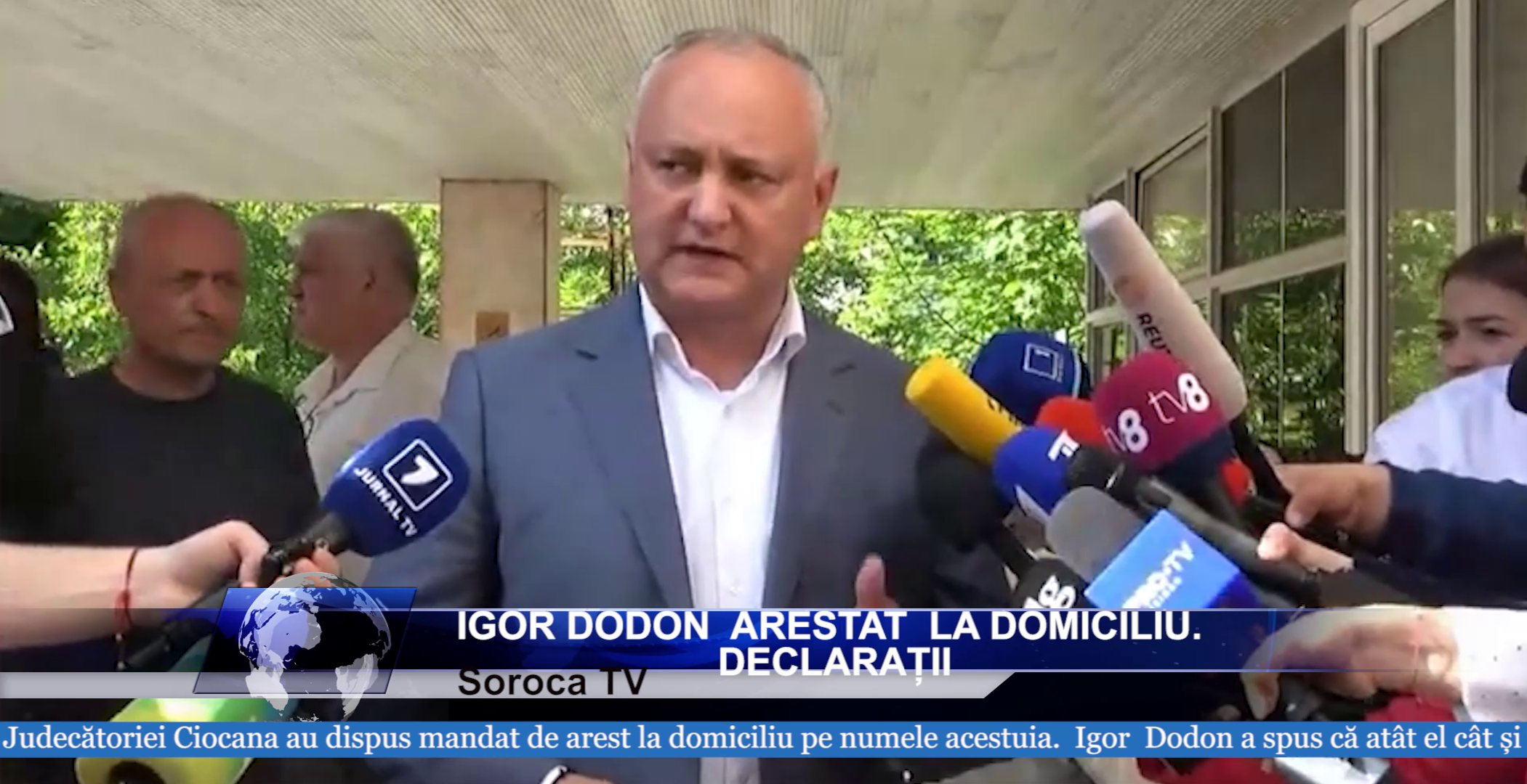 IGOR DODON  ARESTAT  LA DOMICILIU. DECLARAȚII