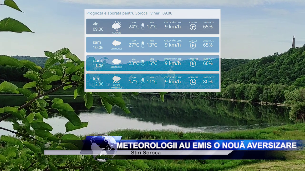Meteorologii au emis o nouă aversizare.