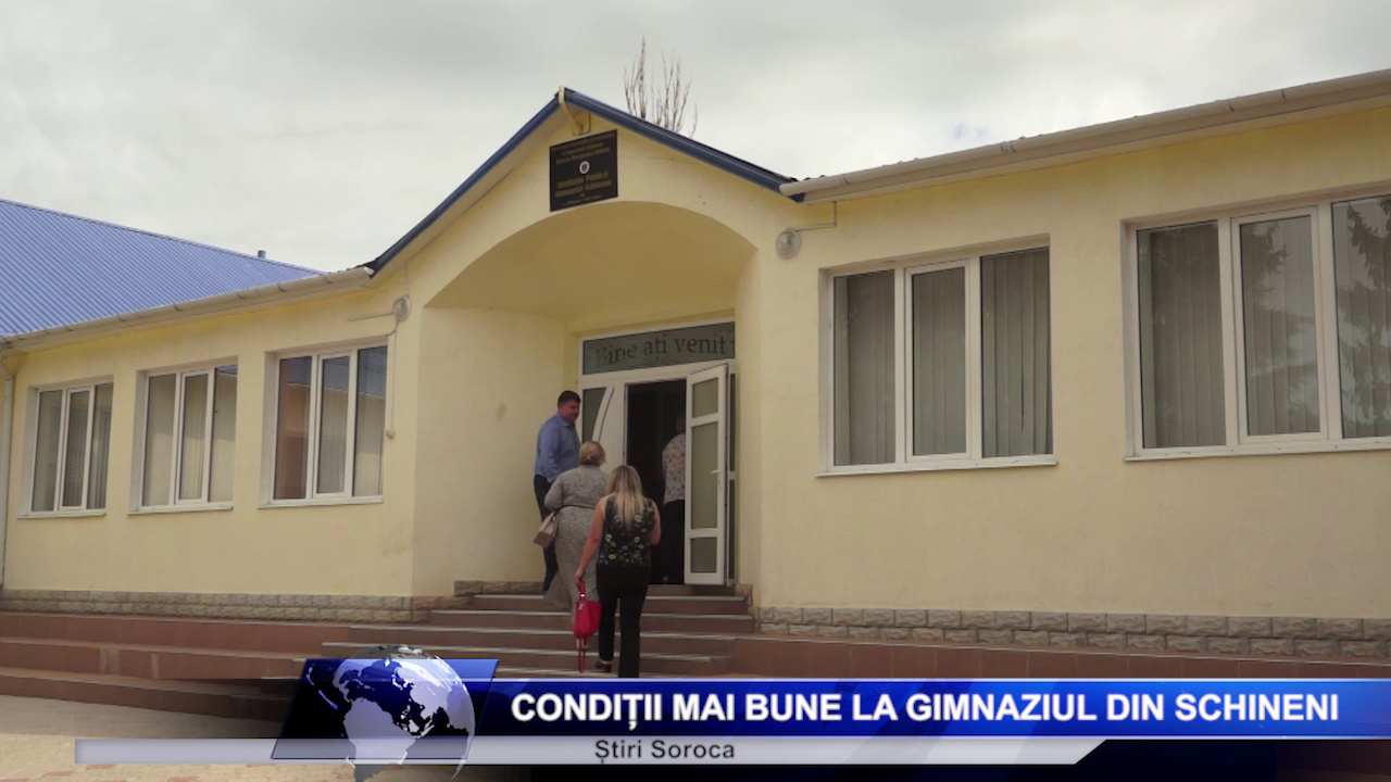 Condiții mai bune la gimnaziul din Schineni 