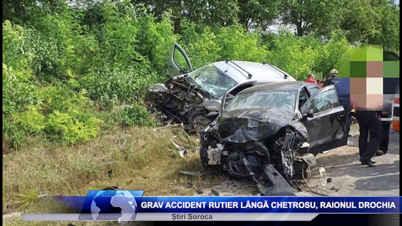 Grav accident rutier lângă Chetrosu, raionul Drochia