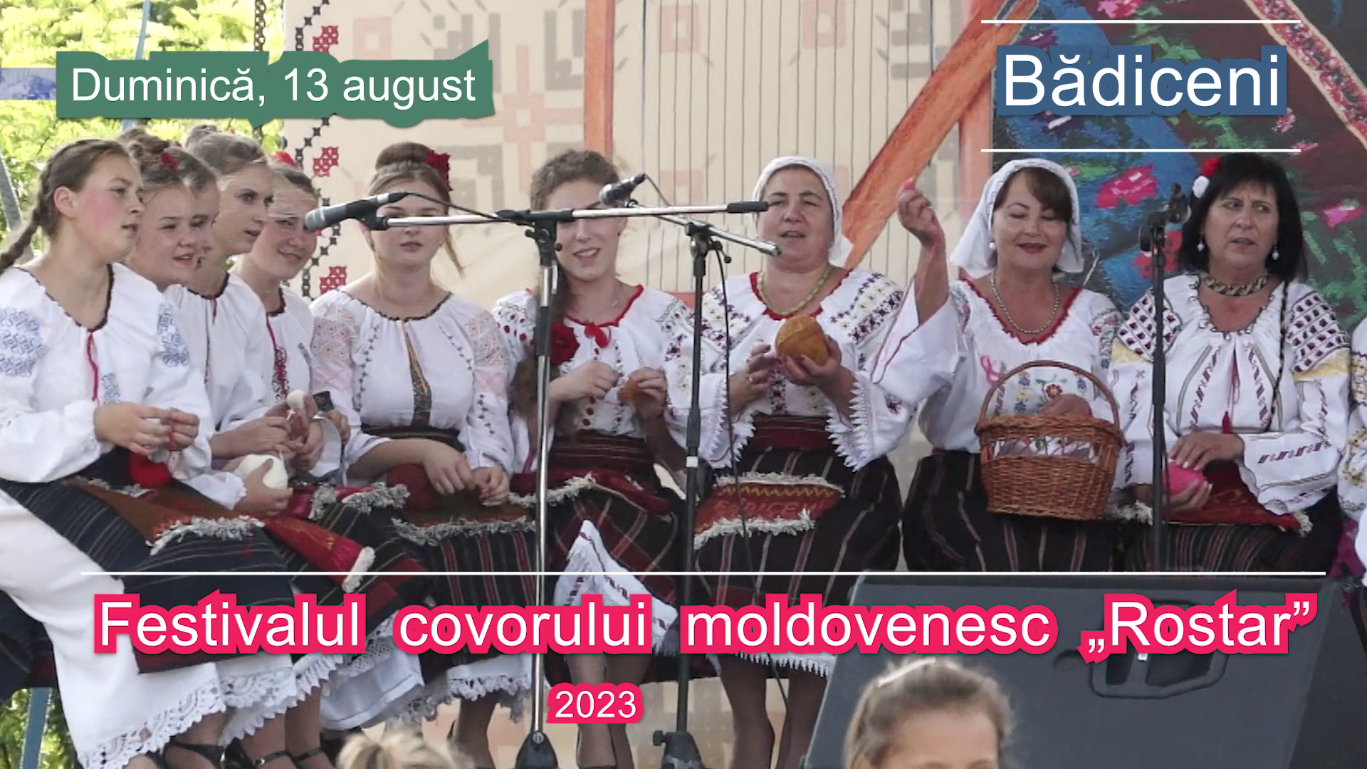 ”Festivalul covorului” va fi organizat la Bădiceni în această duminică