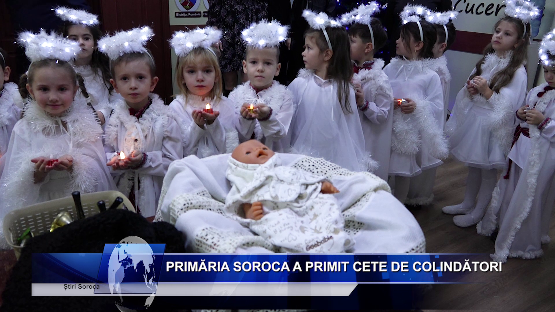 Primăria Soroca a primit cete de colindători