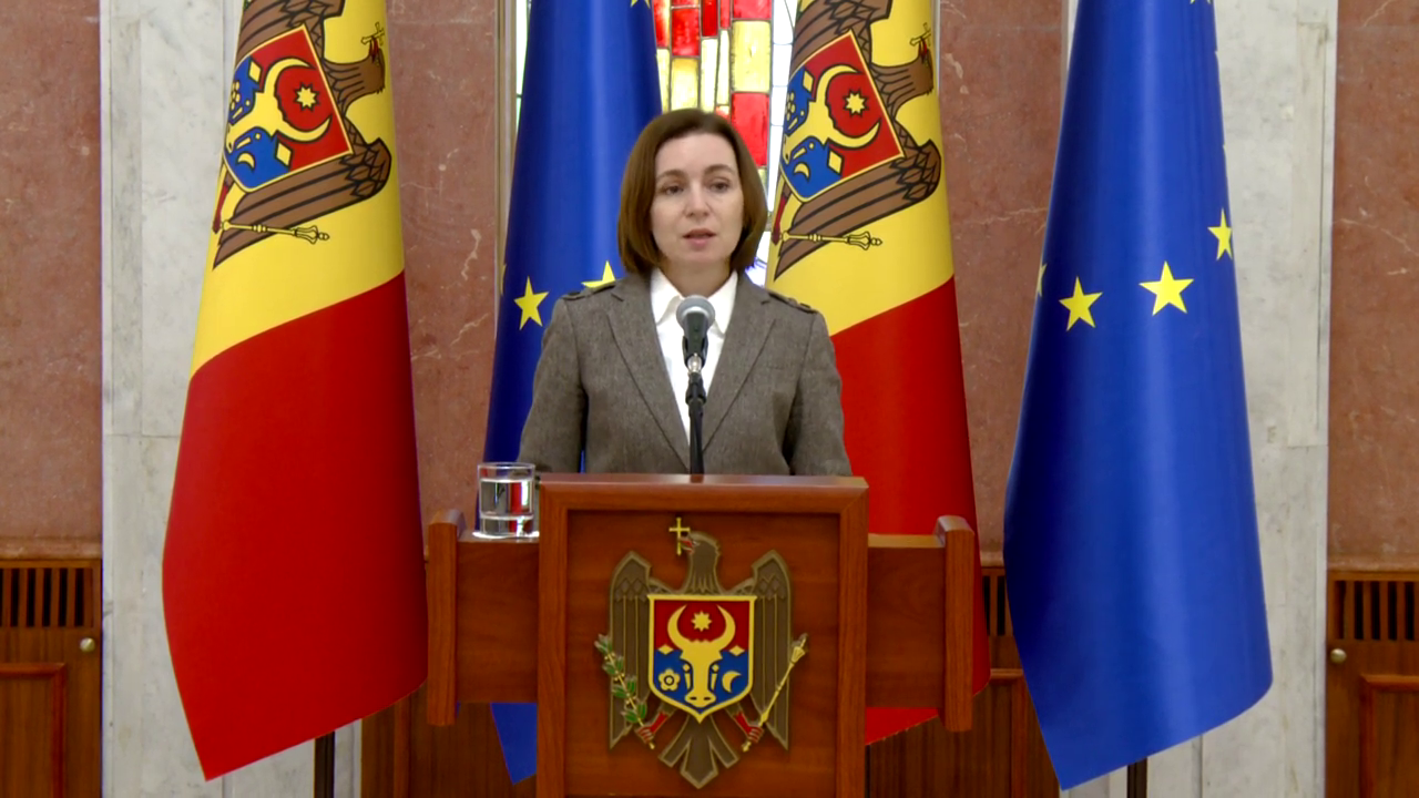 Declarațiile Președintelui, Maia Sandu,  după ședința CSS, convocată în contextul situației din stânga Nistrului