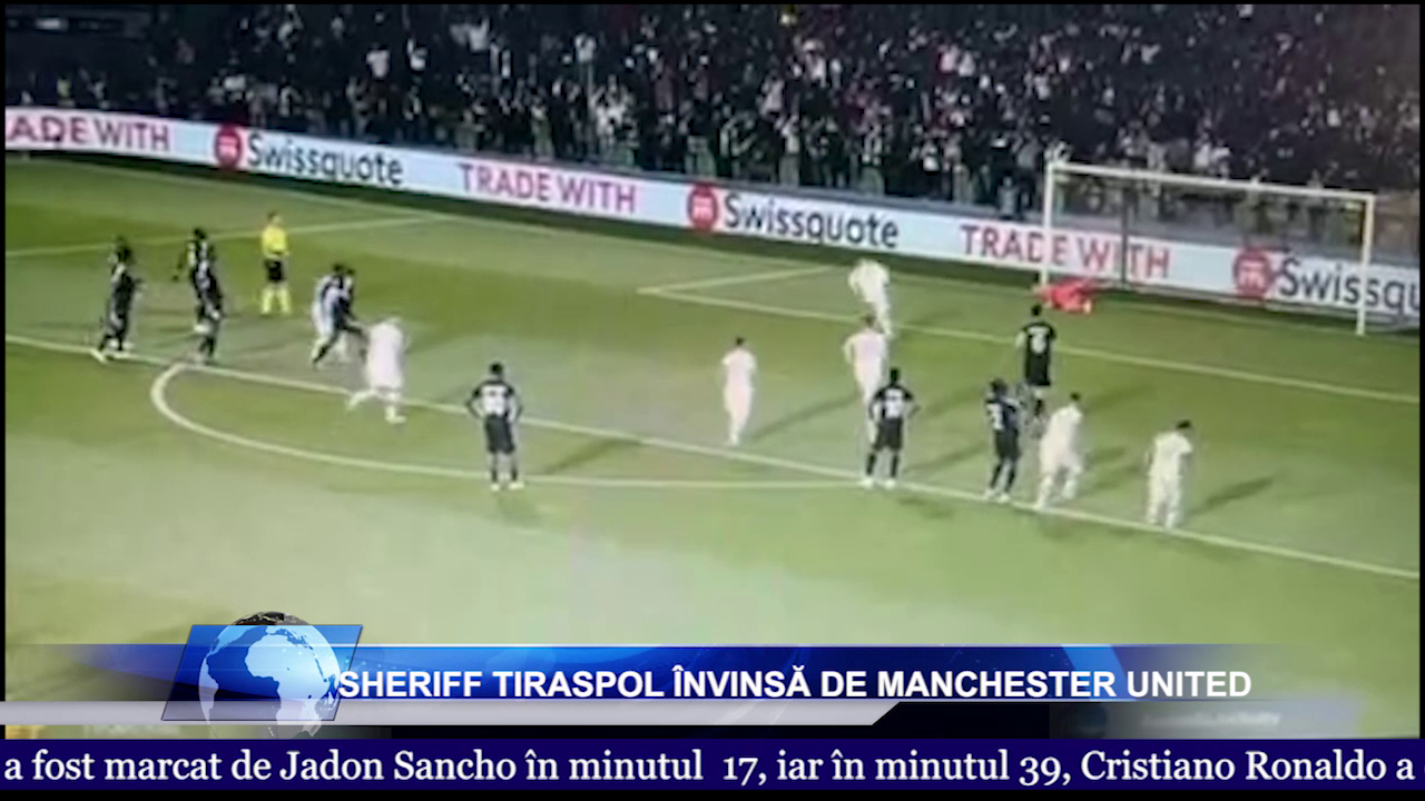 Sheriff Tiraspol învinsă de Manchester United 